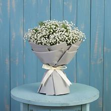 Букет цветов из:  Гипсофила в Курчанской
