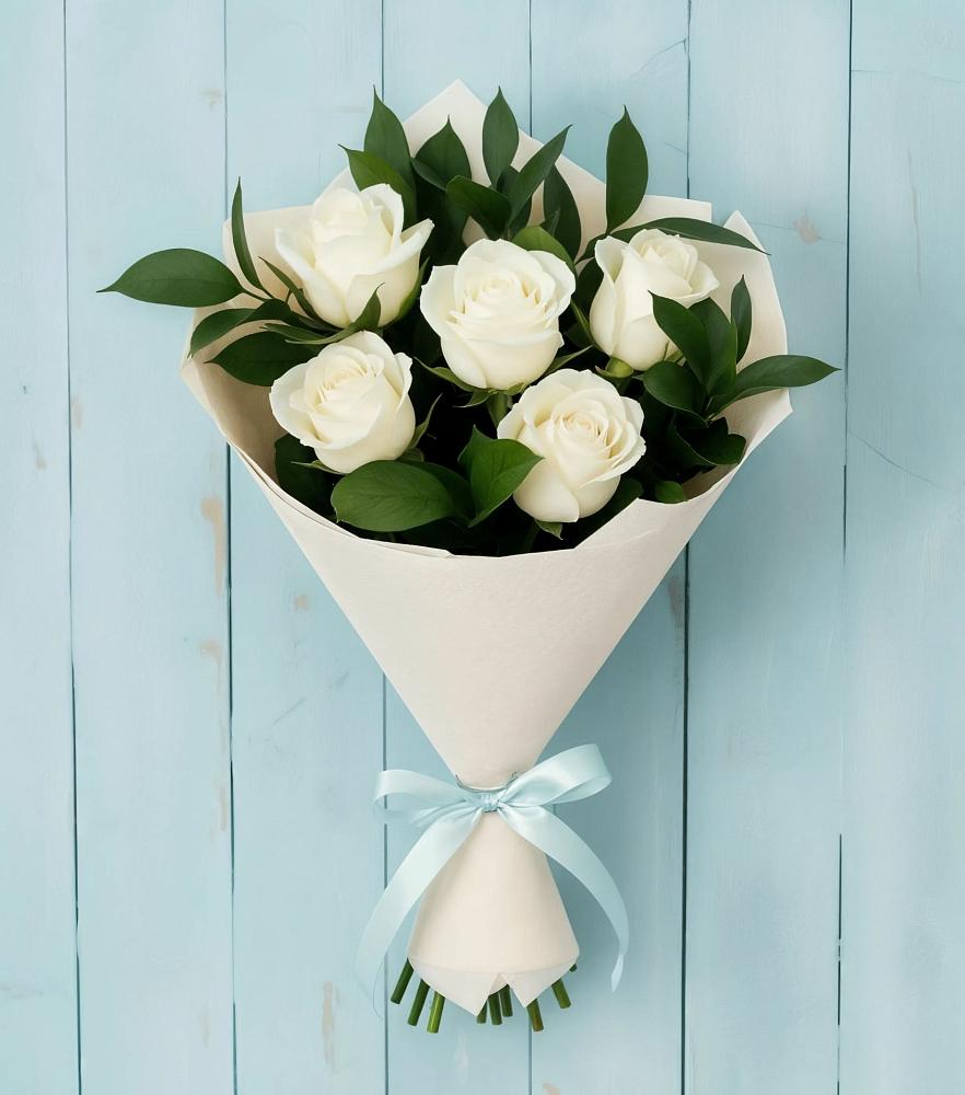 Букет цветов из: Розы в Курчанской