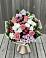 Букет цветов из: Альстромерии, Гвоздики, Розы и Хризантемы в Курчанской
