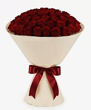 Букет 101 Бордовая роза Блэк Бакарра в Курчанской