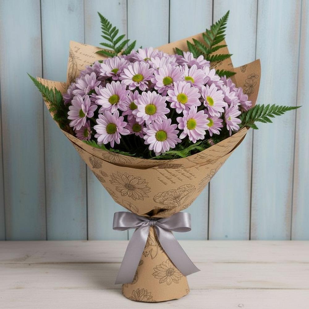Букет цветов из: Хризантемы в Курчанской