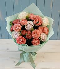 Букет цветов из:  Розы в Курчанской