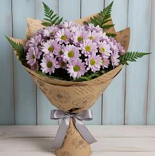 Букет цветов из:  Хризантемы #REPLACE_PRED# Курчанской