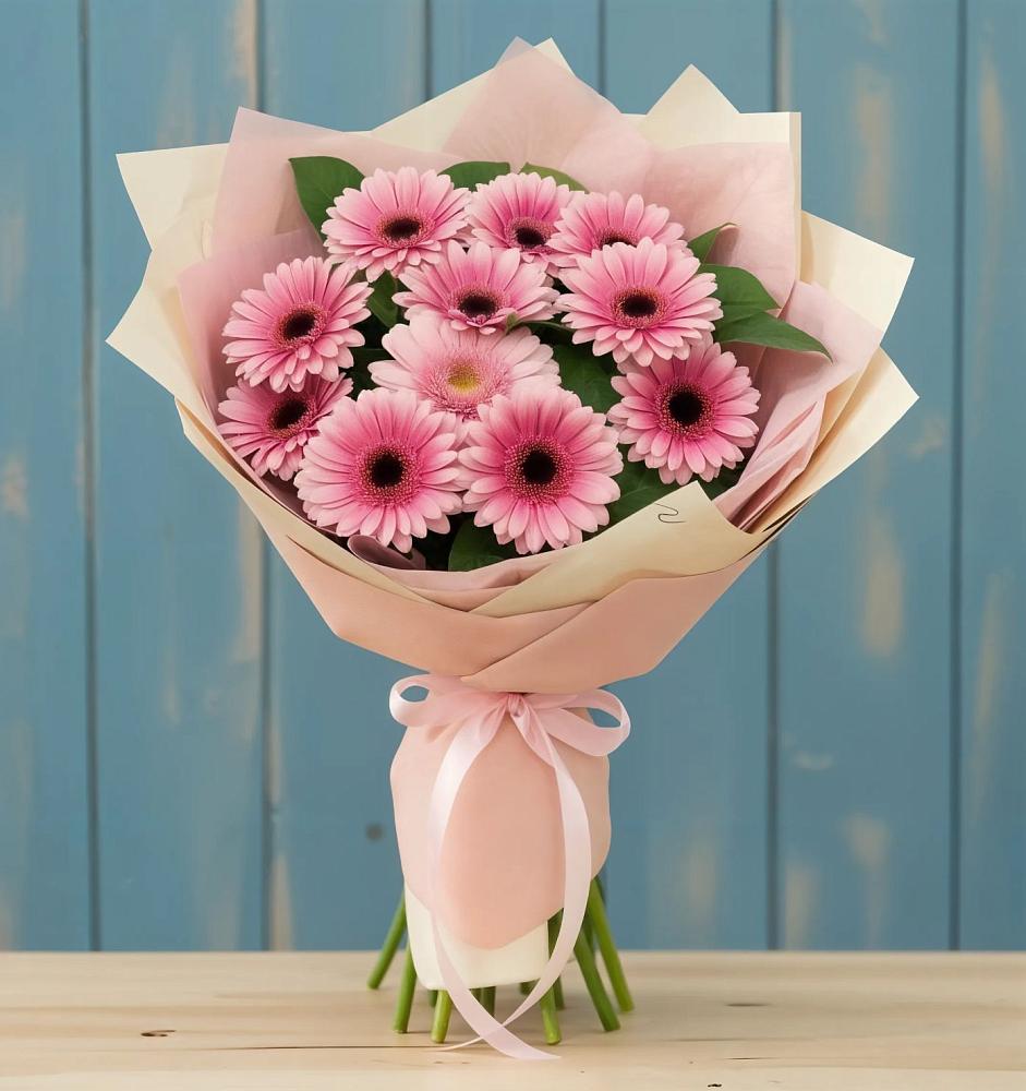 Букет цветов из: Герберы в Курчанской