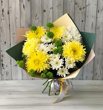 Букет цветов из:  Хризантемы #REPLACE_PRED# Курчанской