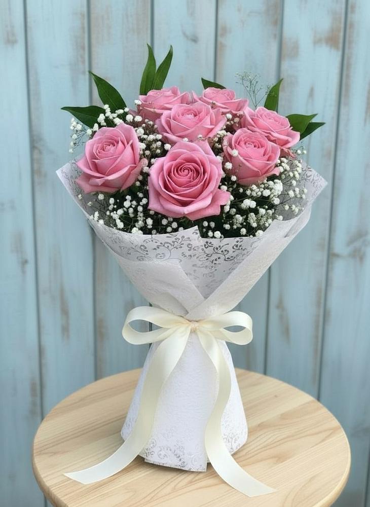 Букет цветов из: Розы в Курчанской