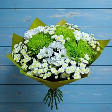 Букет цветов из:  Хризантемы #REPLACE_PRED# Курчанской