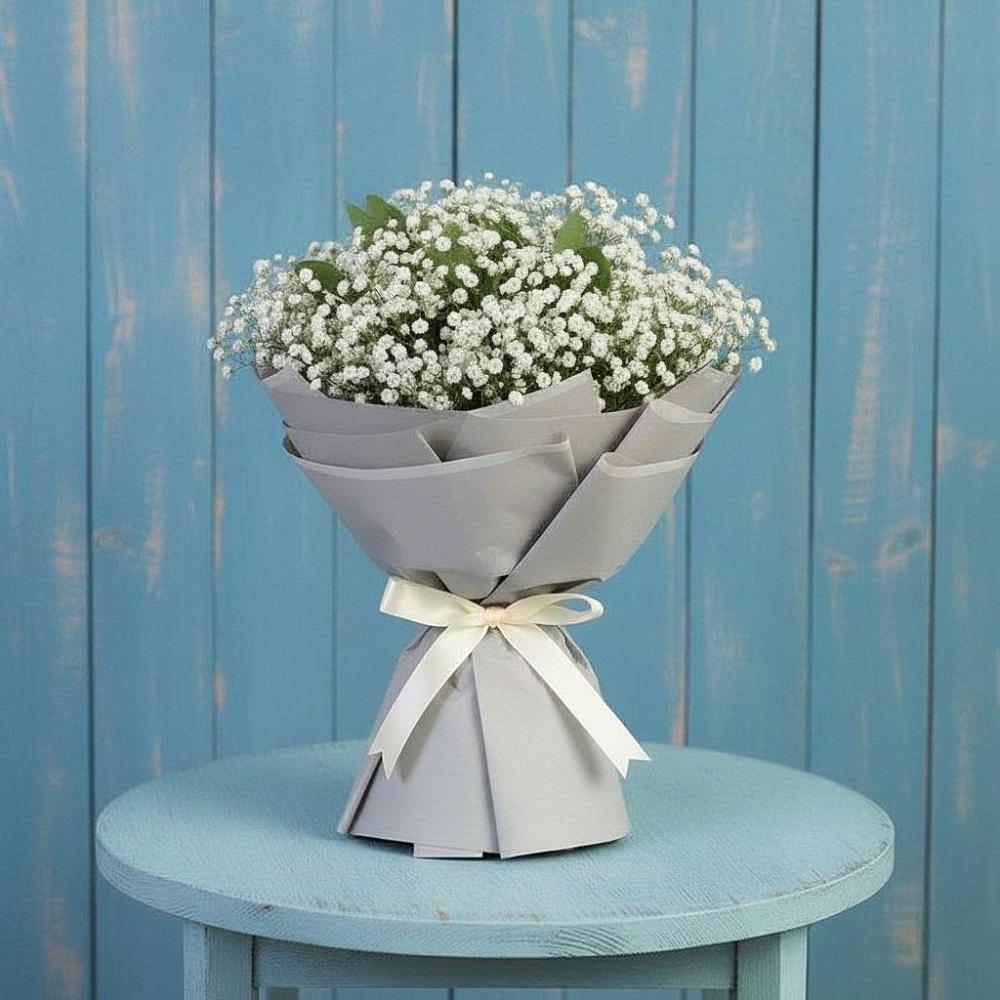 Букет цветов из: Гипсофила в Курчанской