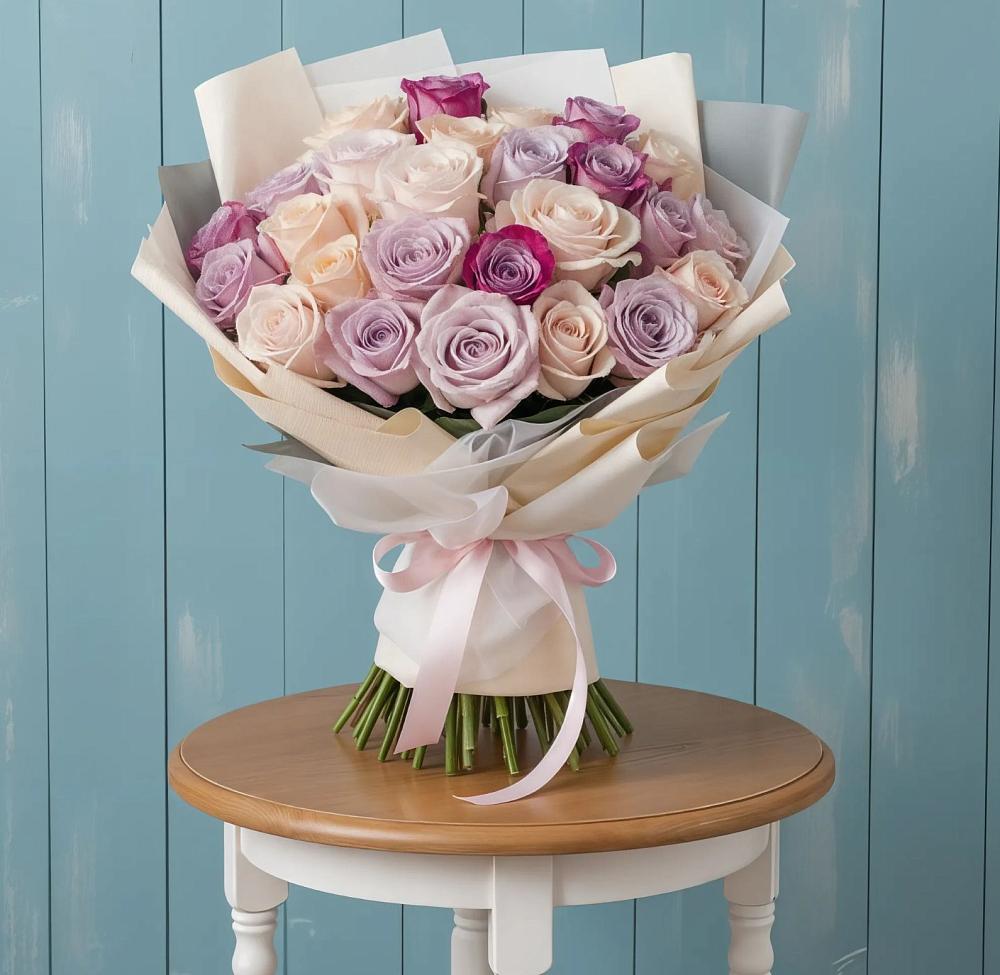 Букет цветов из: Розы в Курчанской