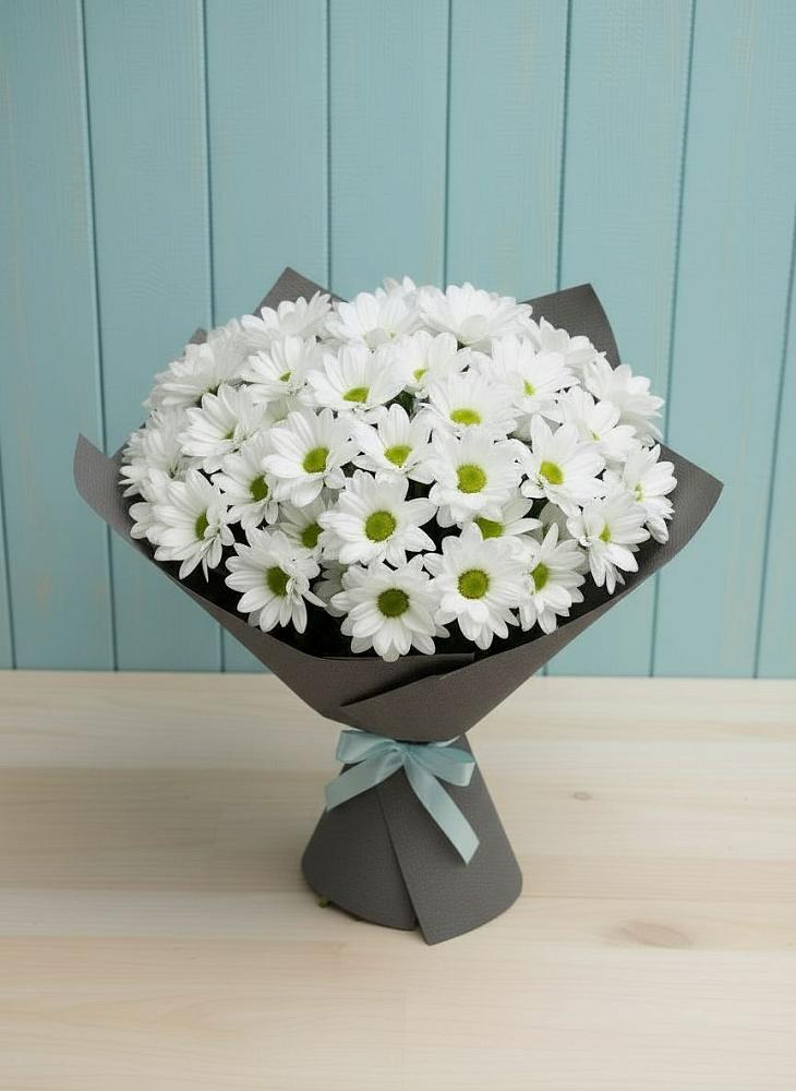 Букет цветов из: Хризантемы в Курчанской