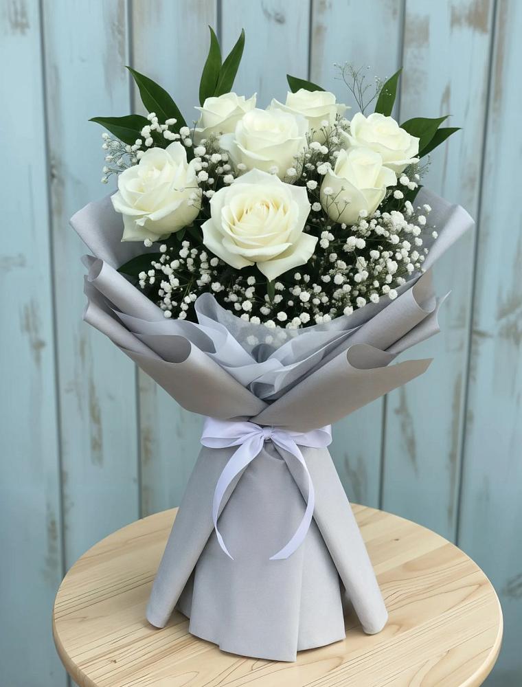 Букет цветов из: Розы в Курчанской