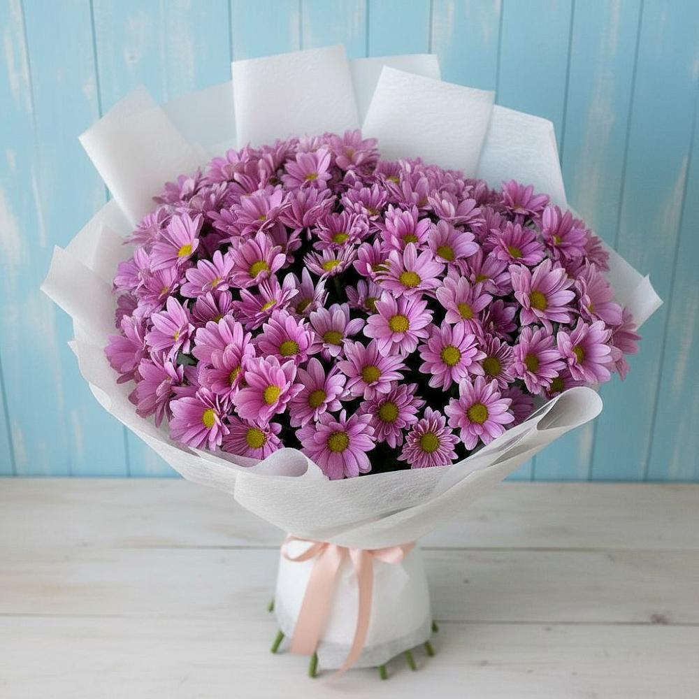 Букет цветов из: Хризантемы в Курчанской