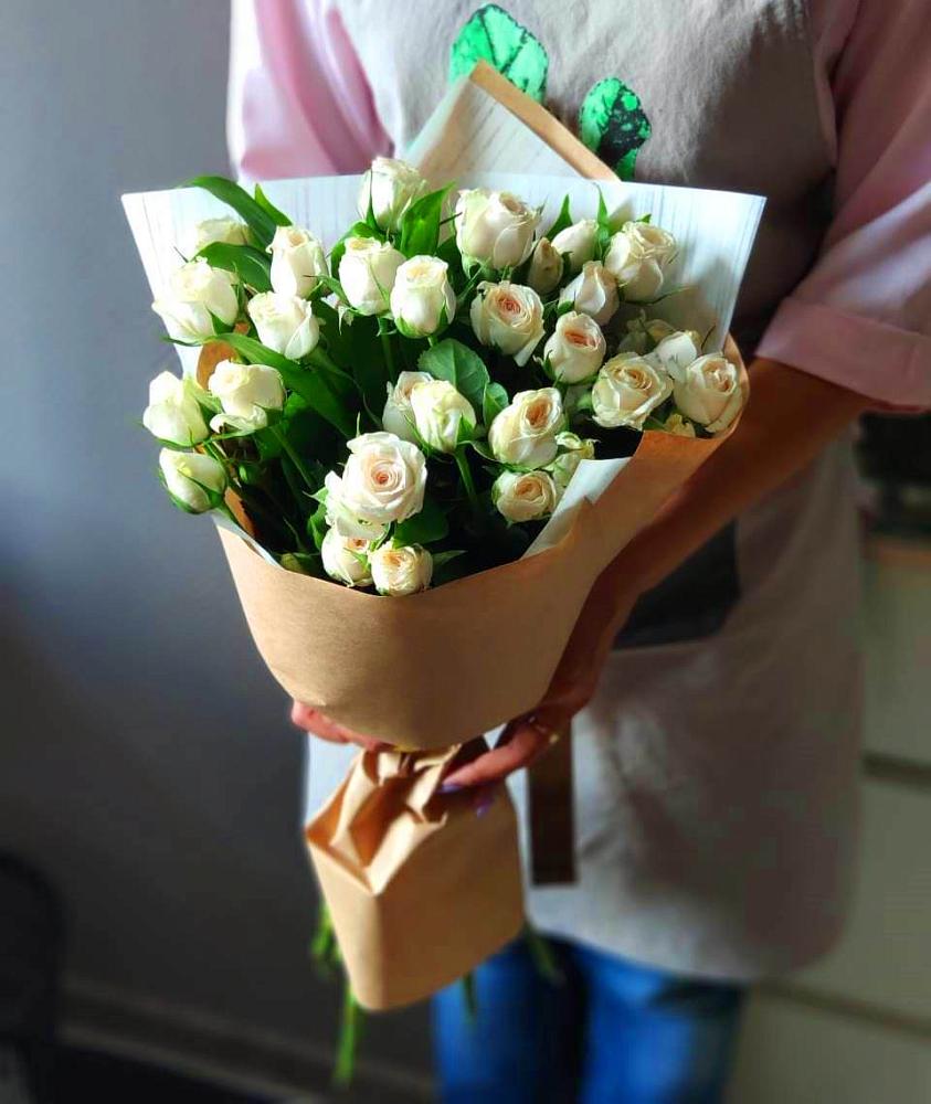 Букет цветов из: Розы в Курчанской