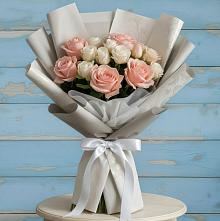 Букет цветов из:  Розы #REPLACE_PRED# Курчанской
