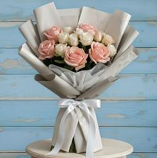 Букет цветов из:  Розы в Курчанской