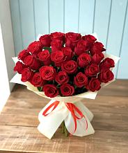 Букет 29 Красных роз в Курчанской