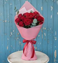 Букет цветов из:  Розы в Курчанской
