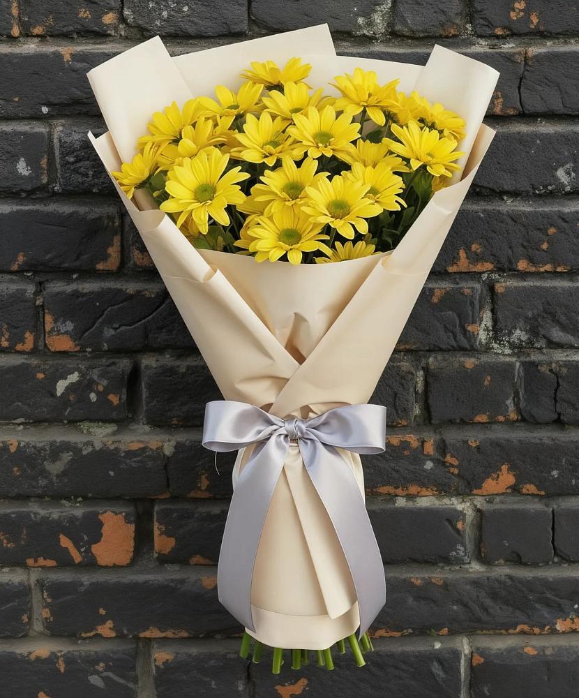 Букет цветов из: Хризантемы в Курчанской