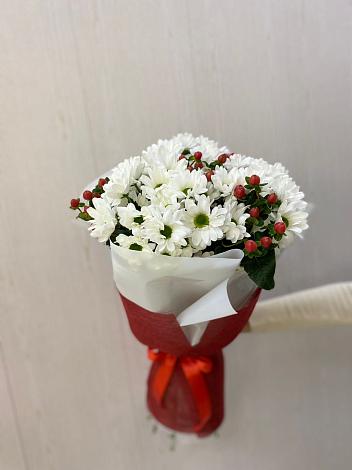 Букет цветов из: Хризантемы в Курчанской