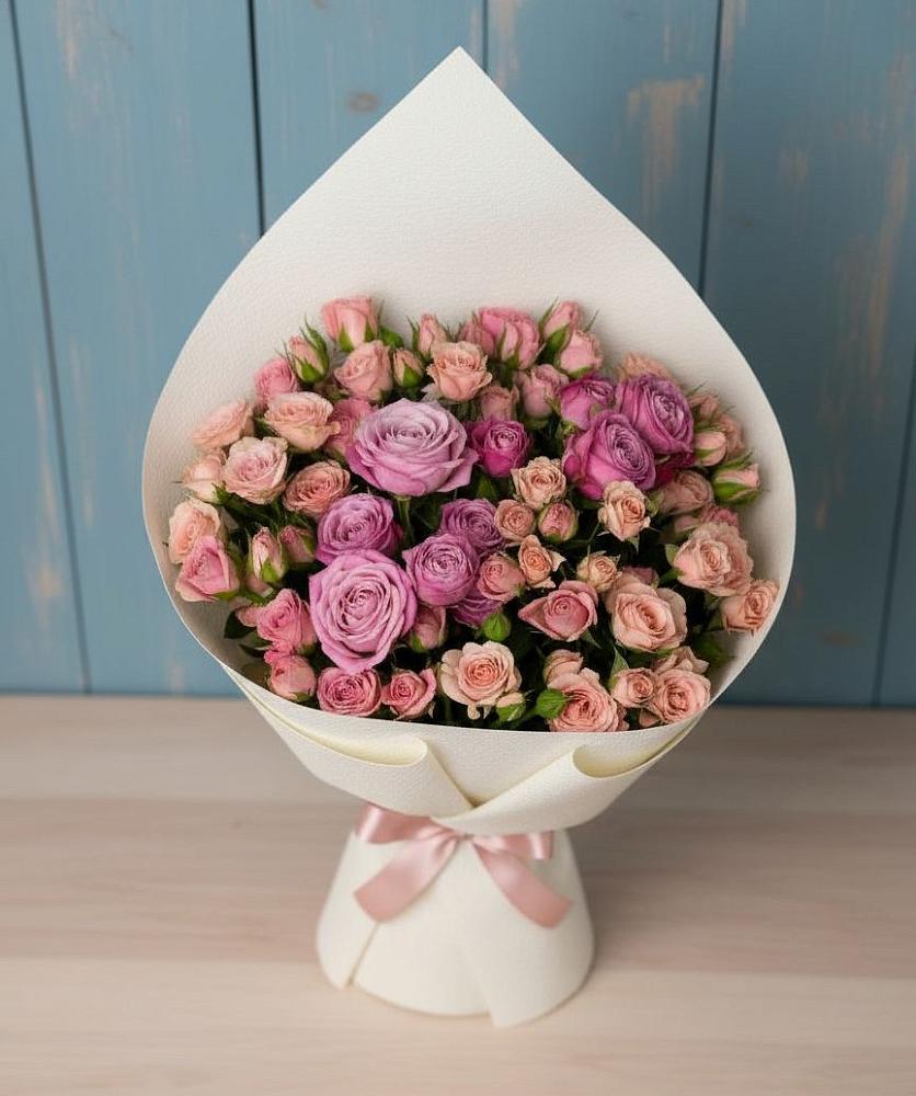 Букет цветов из: Розы в Курчанской