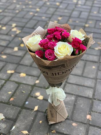Букет цветов из: Розы в Курчанской