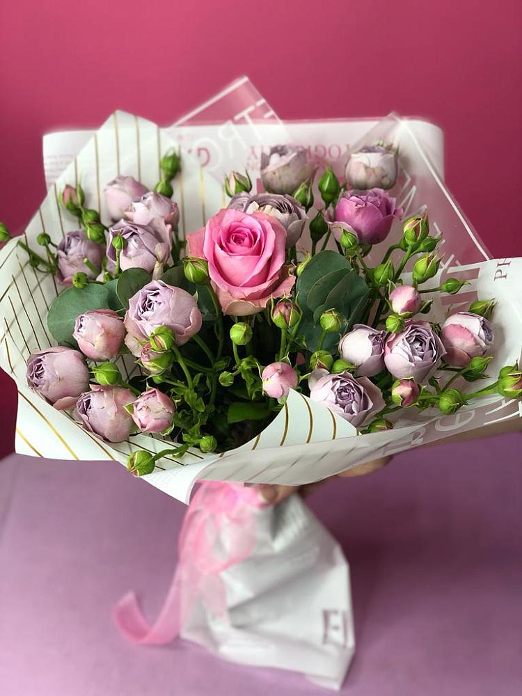 Букет цветов из: Розы в Курчанской