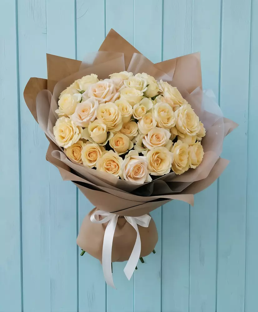 Букет Кремовое облако в Курчанской