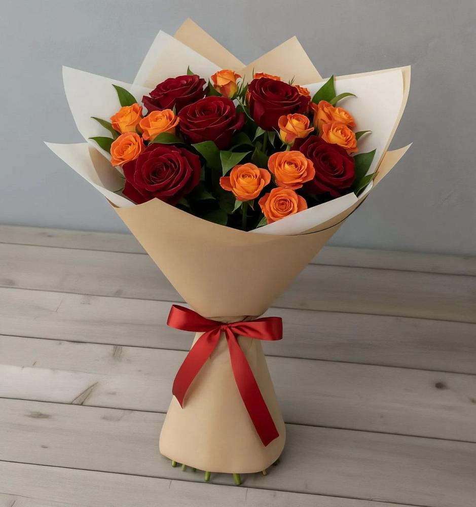 Букет Любовь и восторг в Курчанской